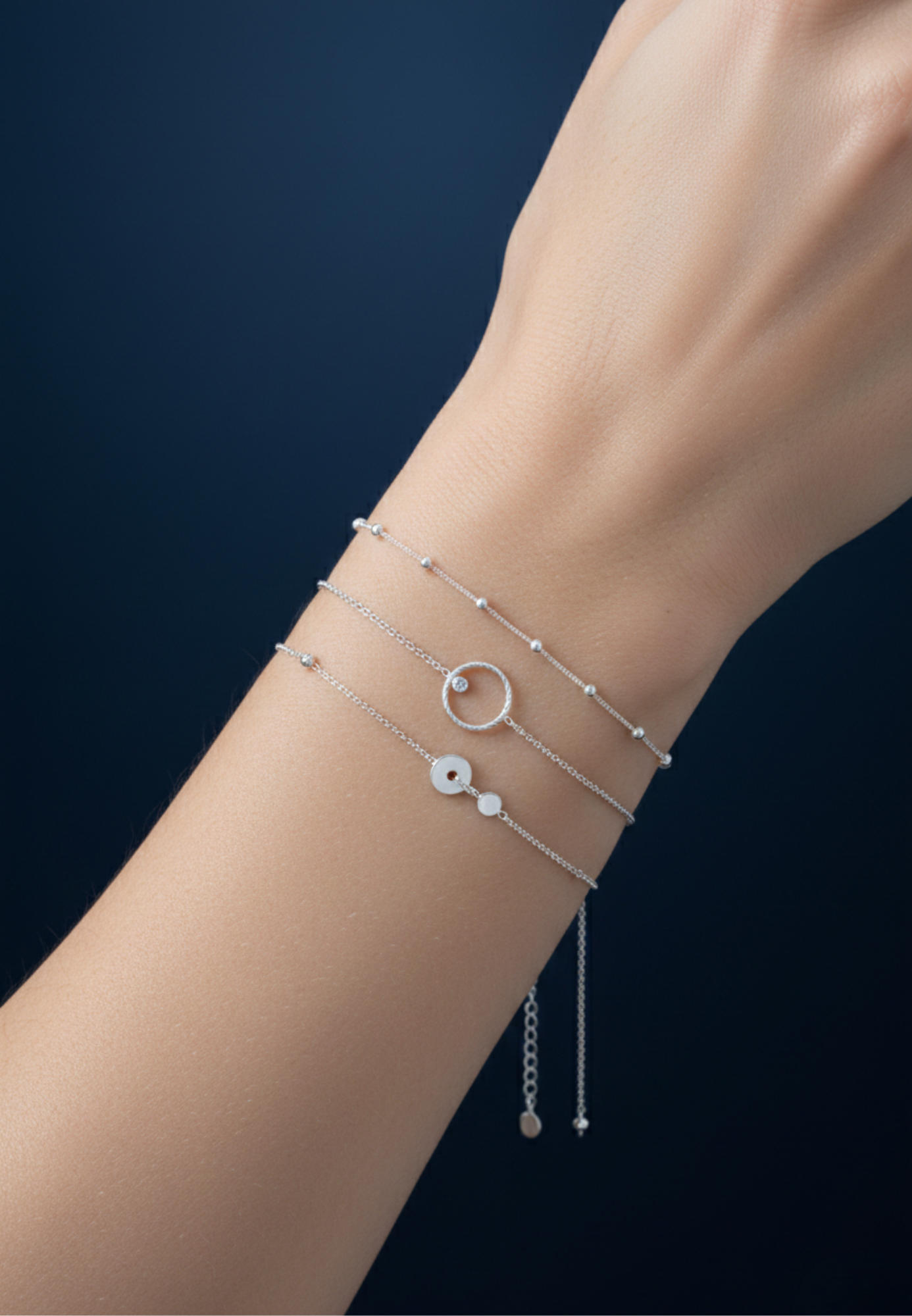 bracelet argent modèle 